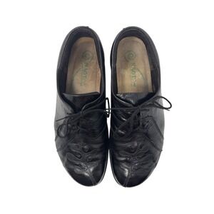 Vintage Naot Black Leather Lace-Up Shoes – Made in Israel - Size 9.5